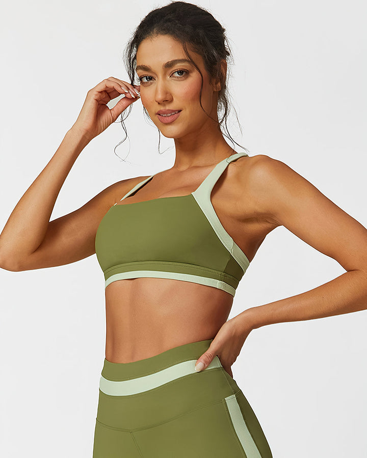 Guinevere Sports Bra - Green