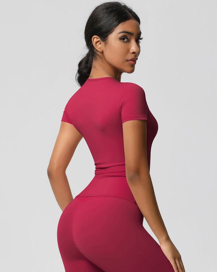Gwen Active Top - Carmine