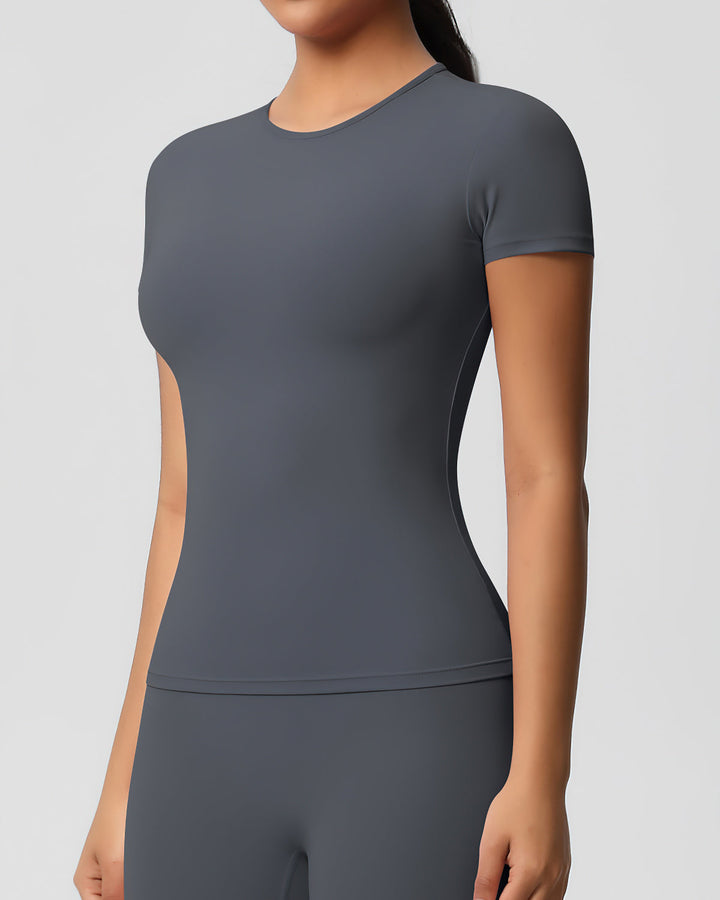 Gwen Active Top - Dark Grey