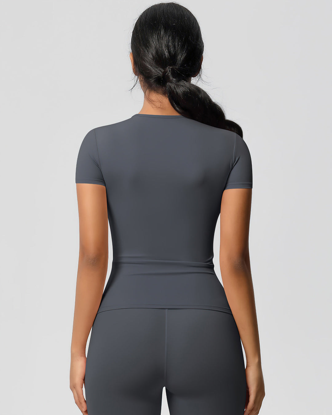 Gwen Active Top - Dark Grey