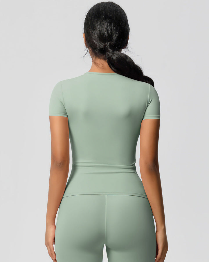 Gwen Active Top - Sage Green