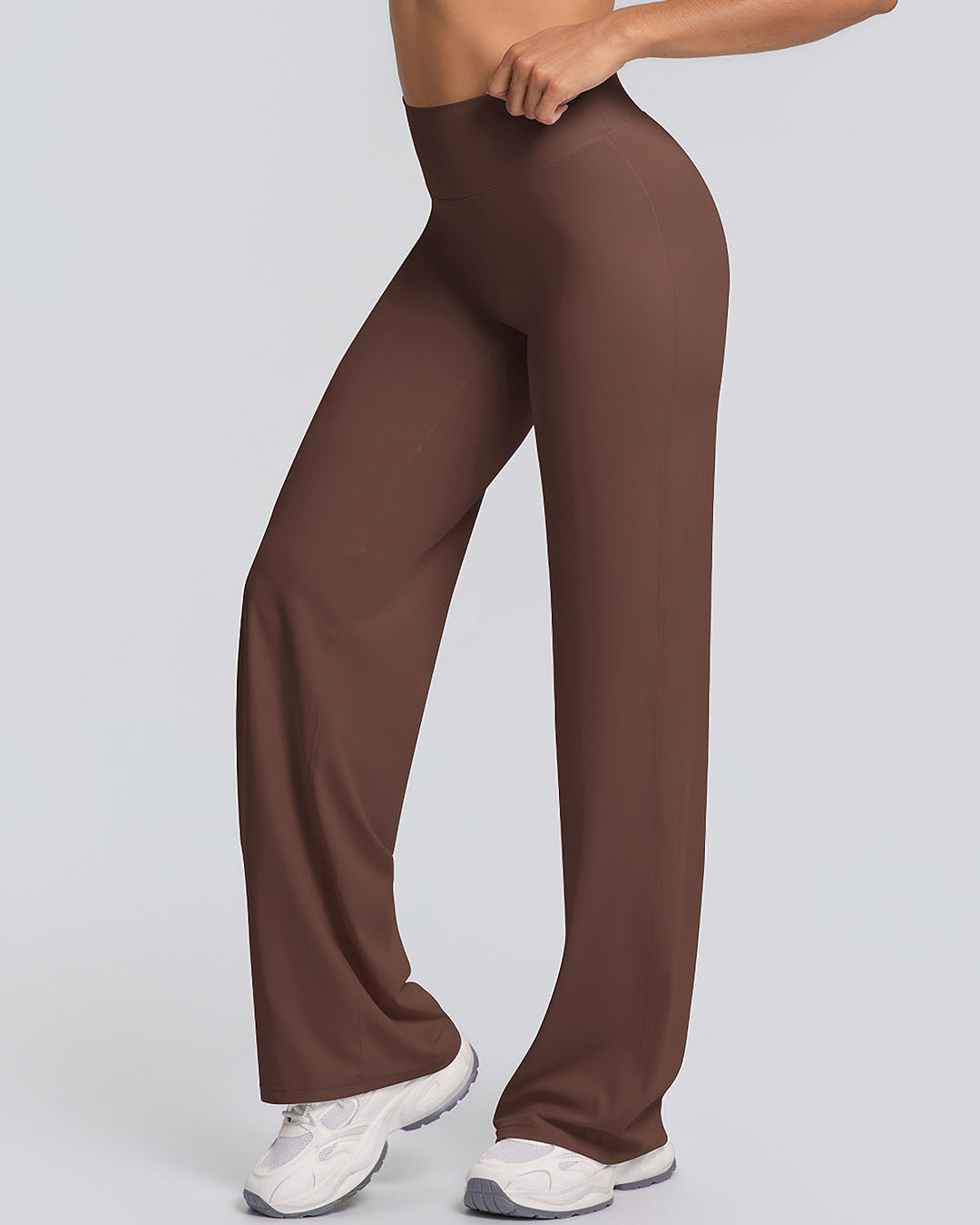 Gwen Flare Leggings - Brown