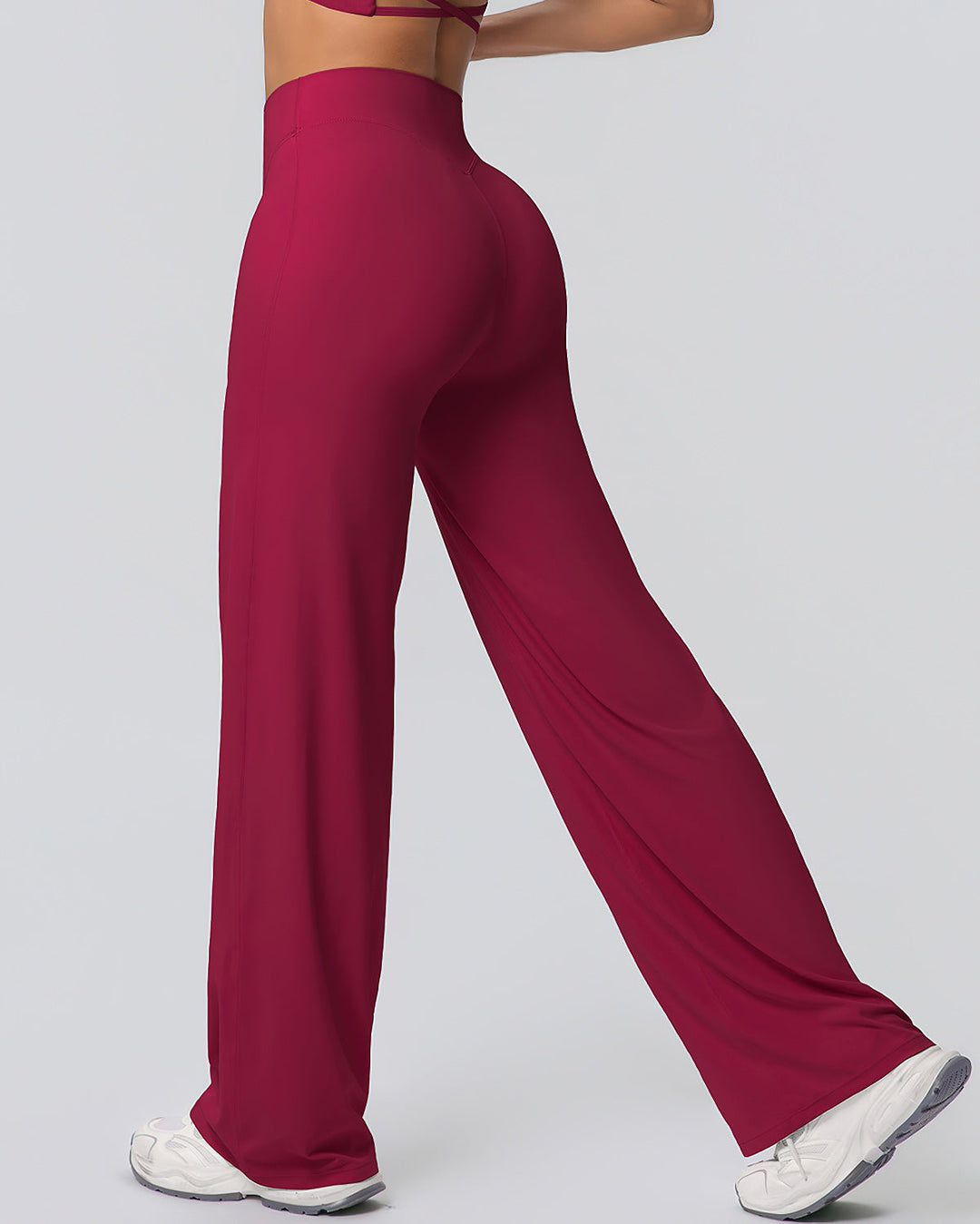 Gwen Flare Leggings - Carmine