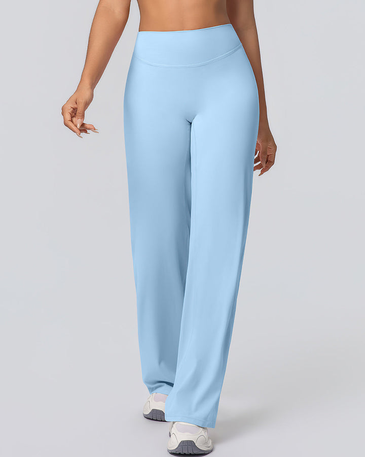 Gwen Flare Leggings - Sky Blue