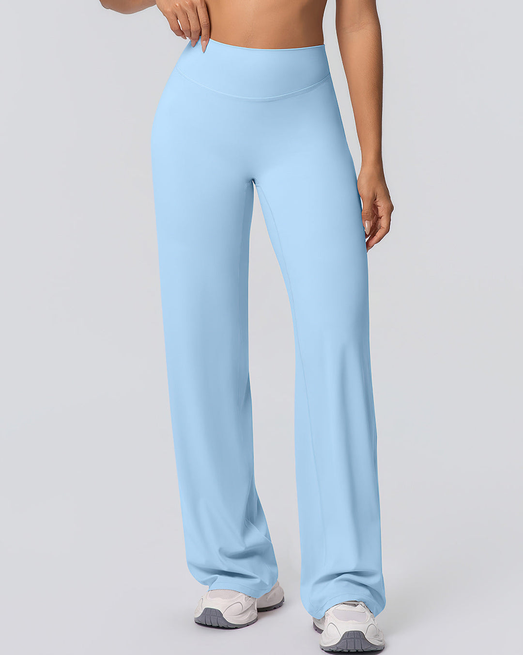 Gwen Flare Leggings - Sky Blue