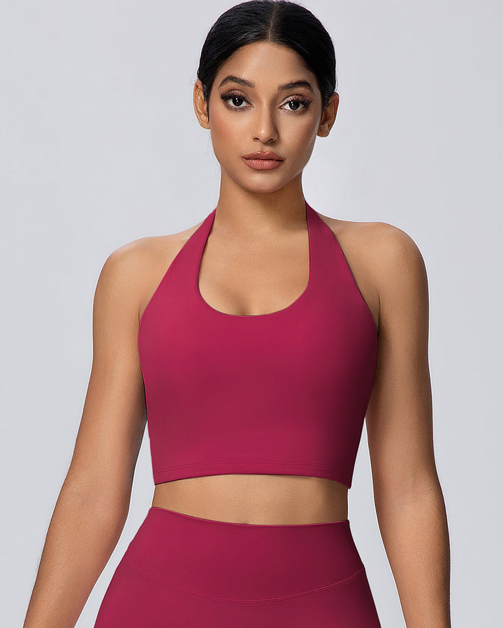Gwen Halter Top - Carmine