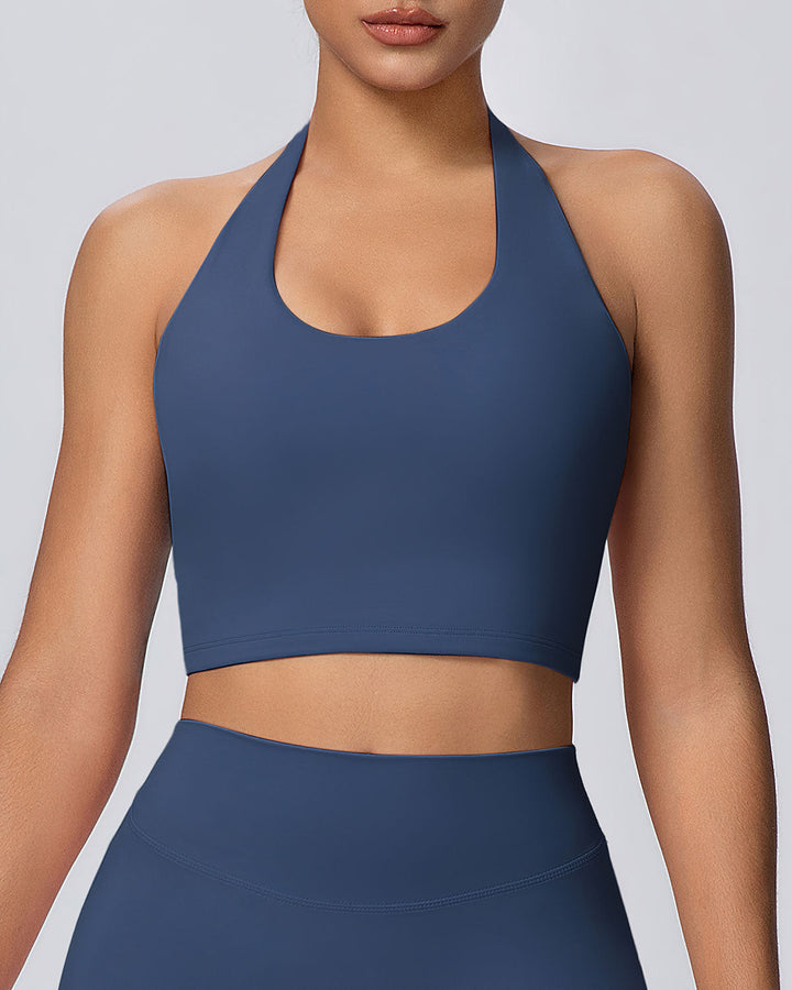 Gwen Halter Top - Navy