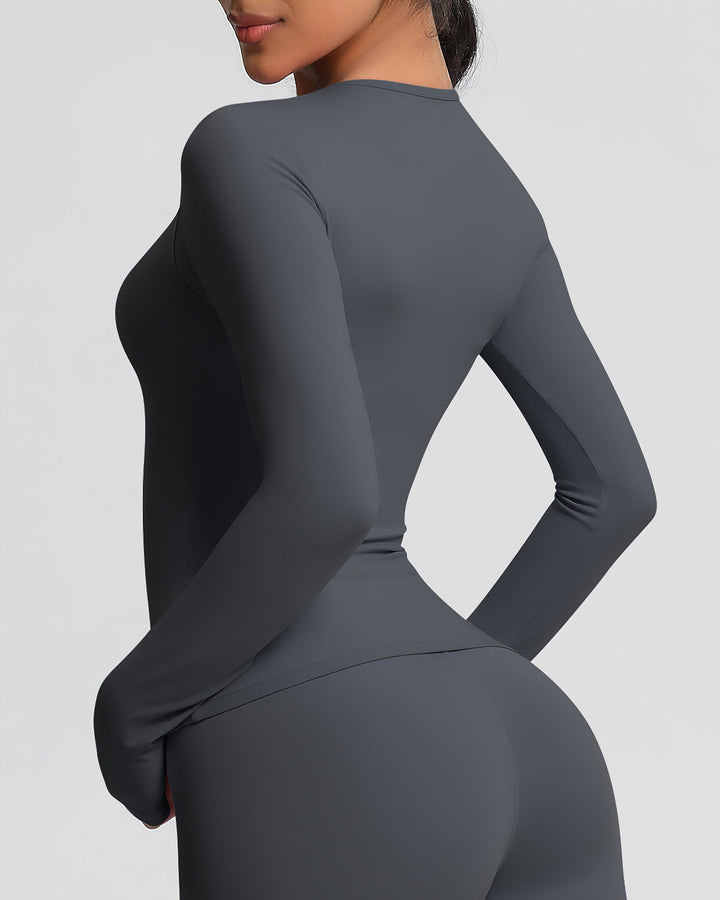 Gwen Long Sleeve - Dark Grey