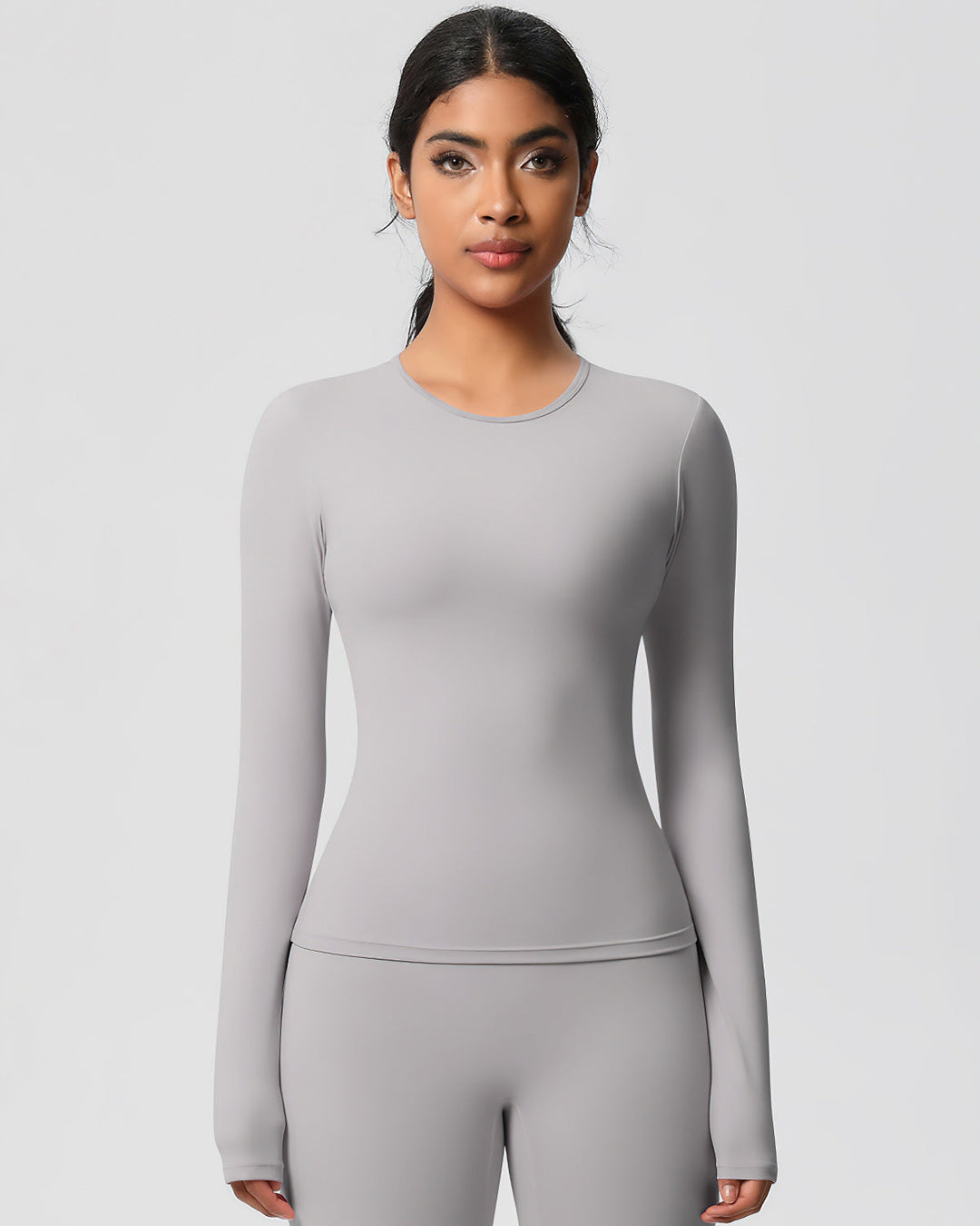 Gwen Long Sleeve - Light Grey