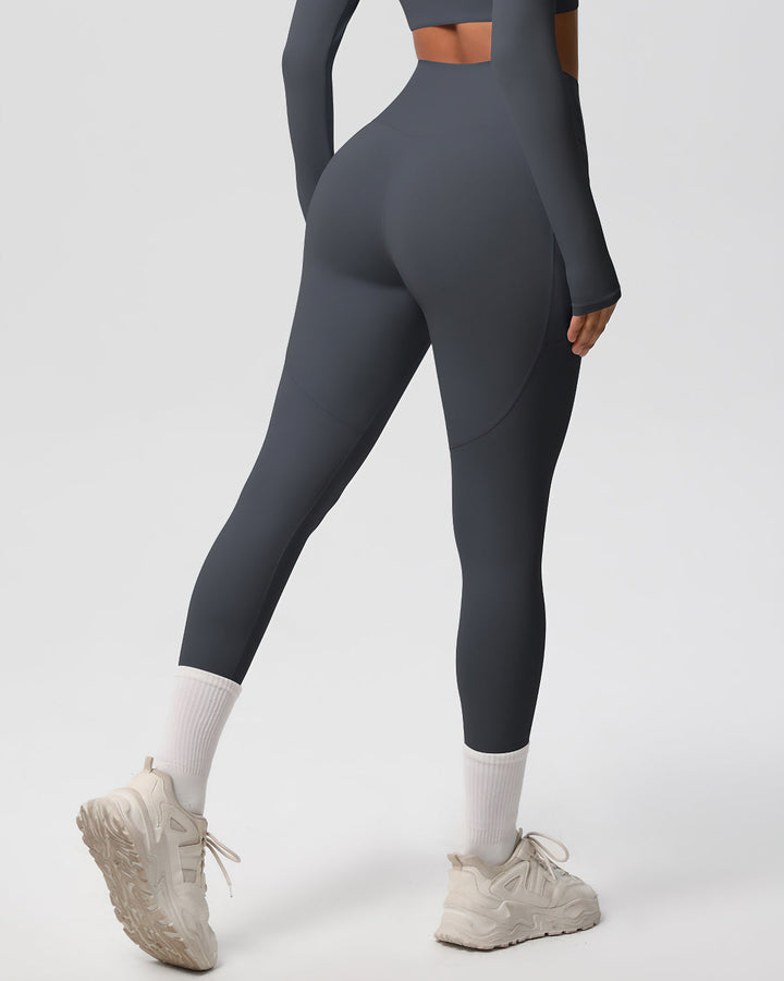 Gwen Pocket Leggings - Dark Grey