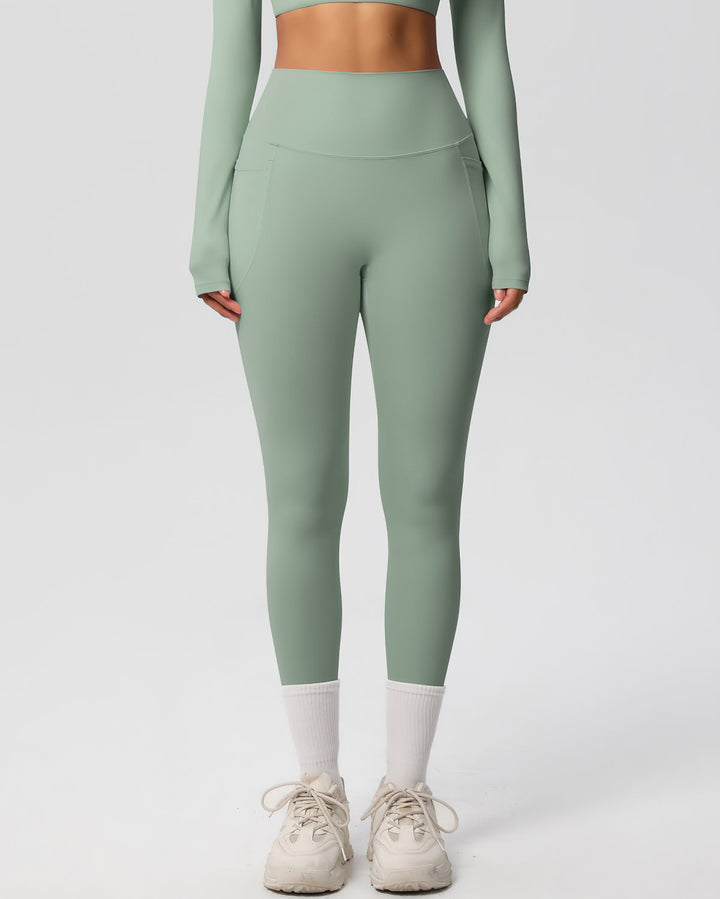 Gwen Pocket Leggings - Sage Green