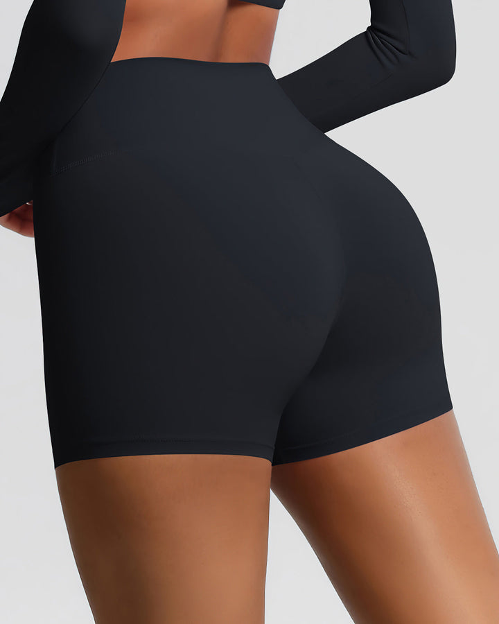 Gwen Seamless Shorts - Black