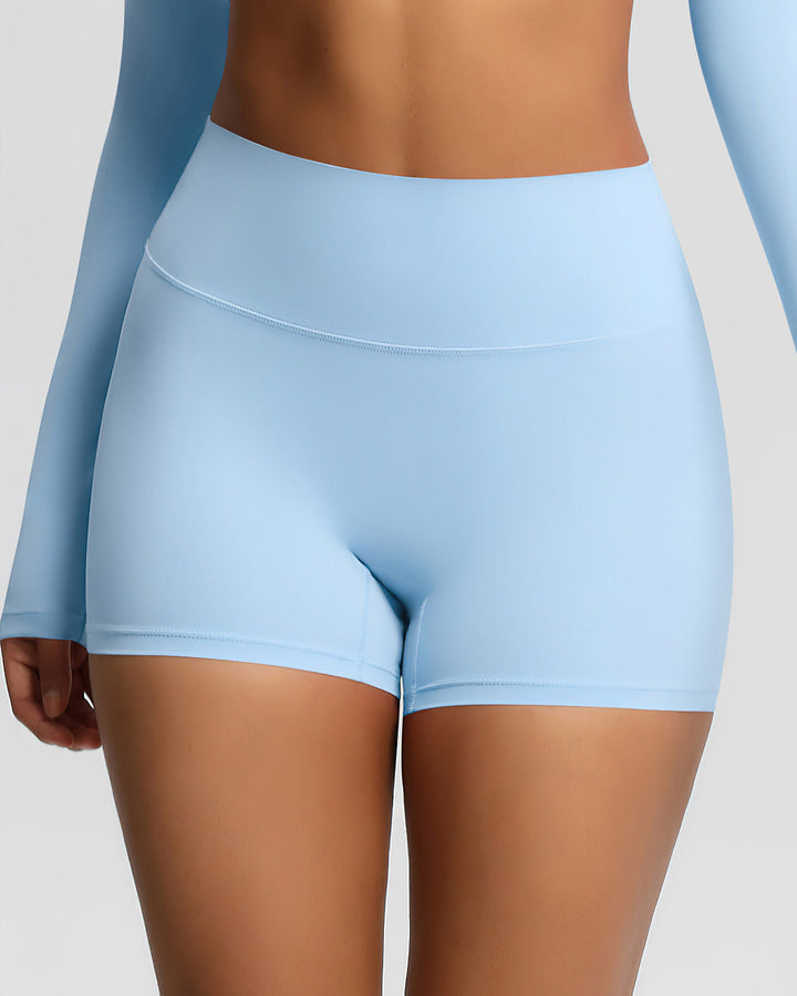 Gwen Seamless Shorts - Sky Blue