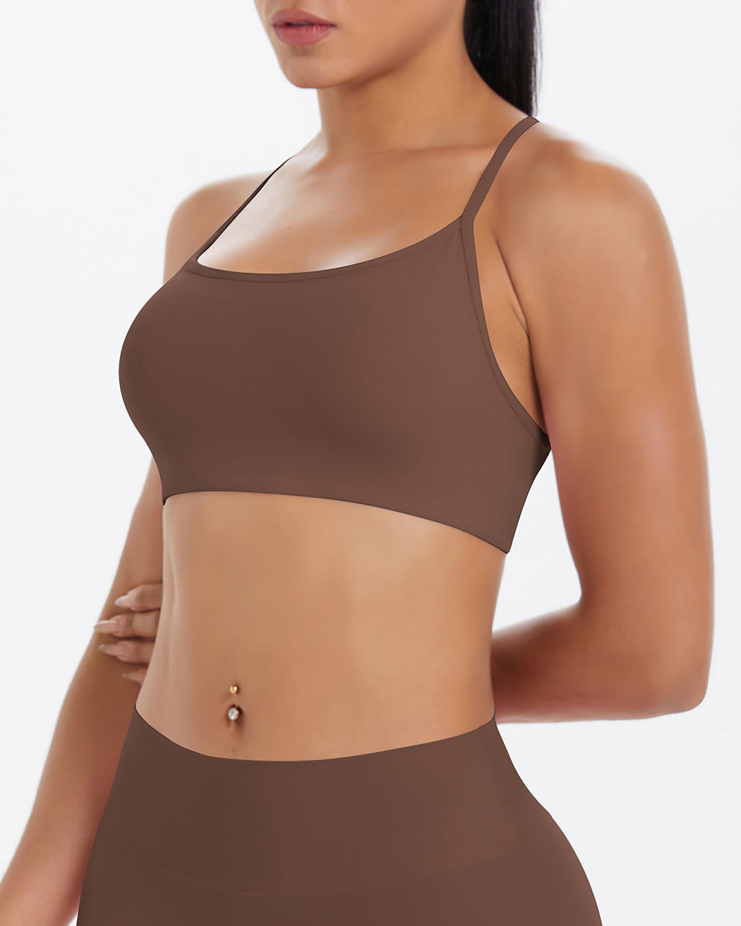 Gwen Sports Bra - Brown