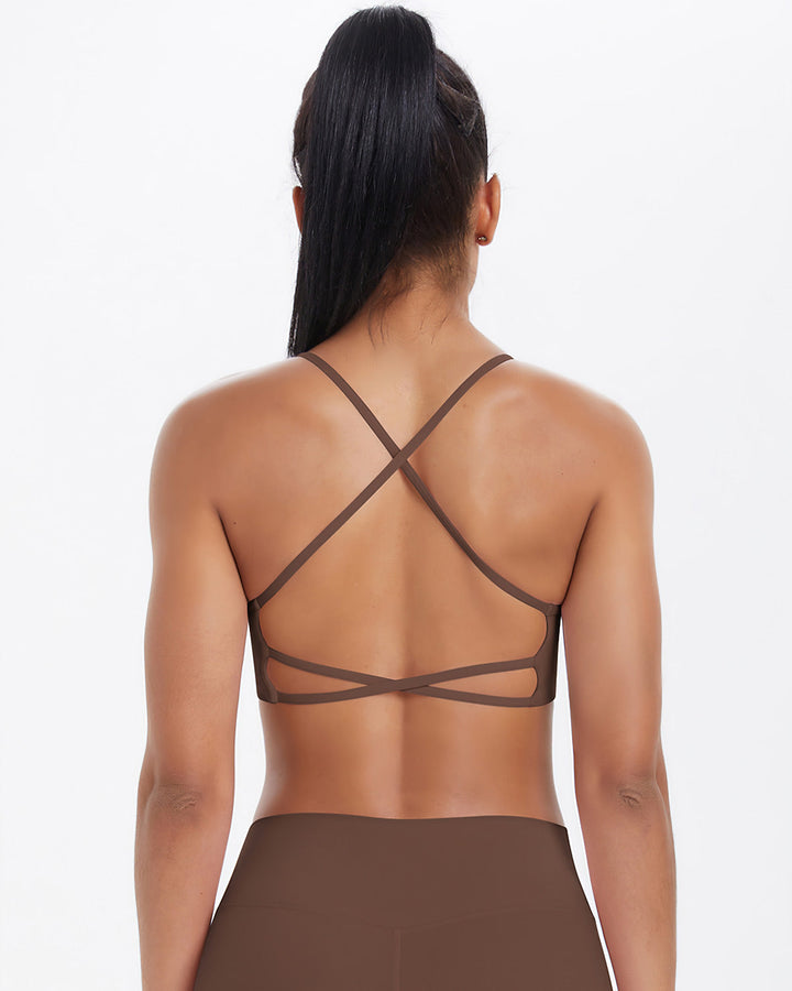 Gwen Sports Bra - Brown