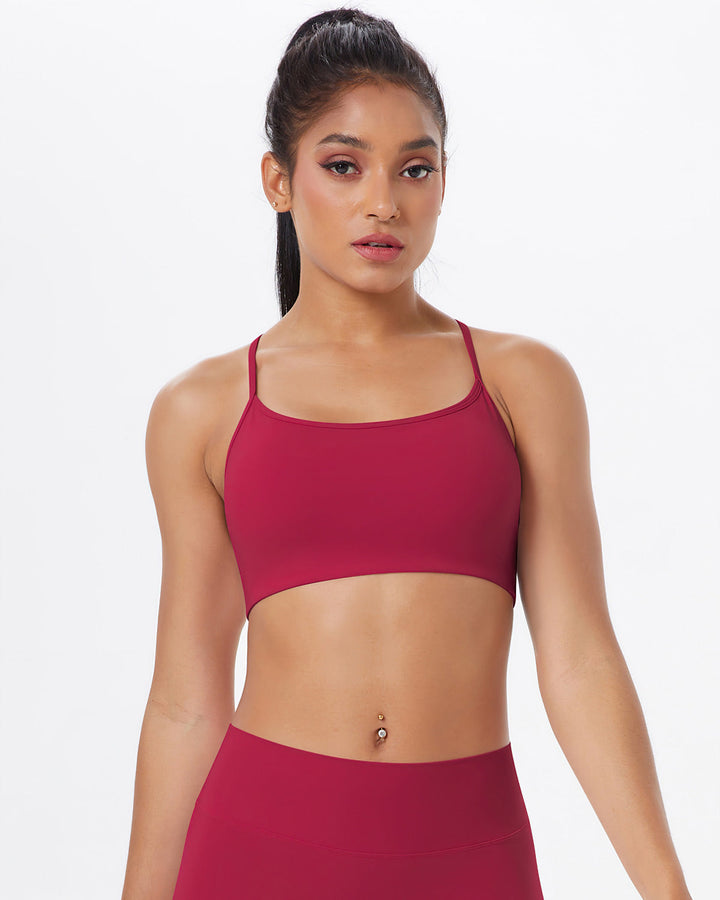 Gwen Sports Bra - Carmine