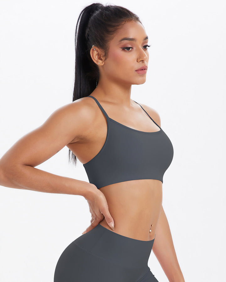 Gwen Sports Bra - Dark Grey