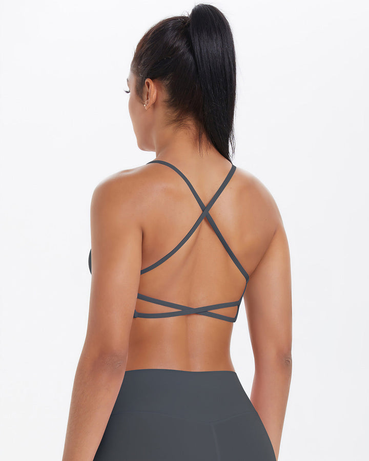 Gwen Sports Bra - Dark Grey