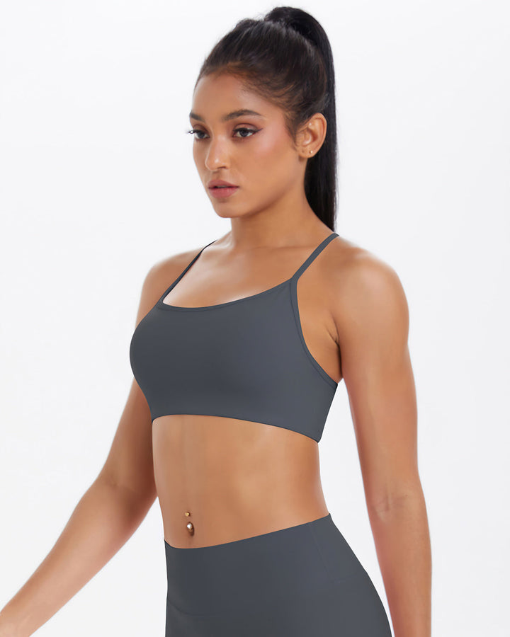 Gwen Sports Bra - Dark Grey