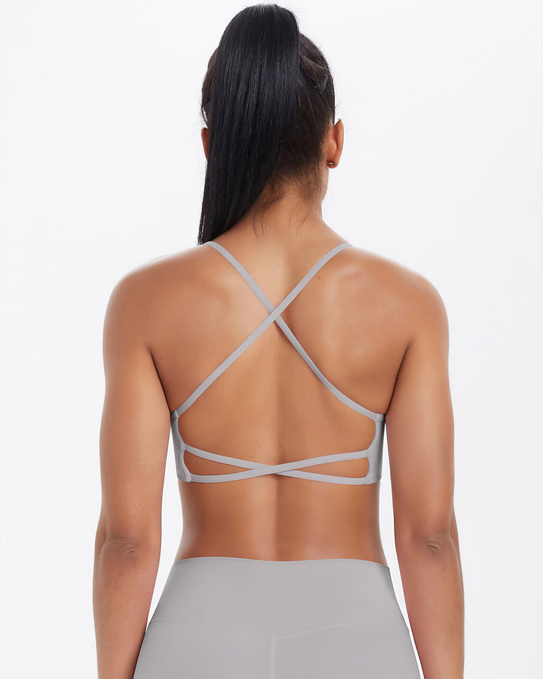 Gwen Sports Bra - Light Grey