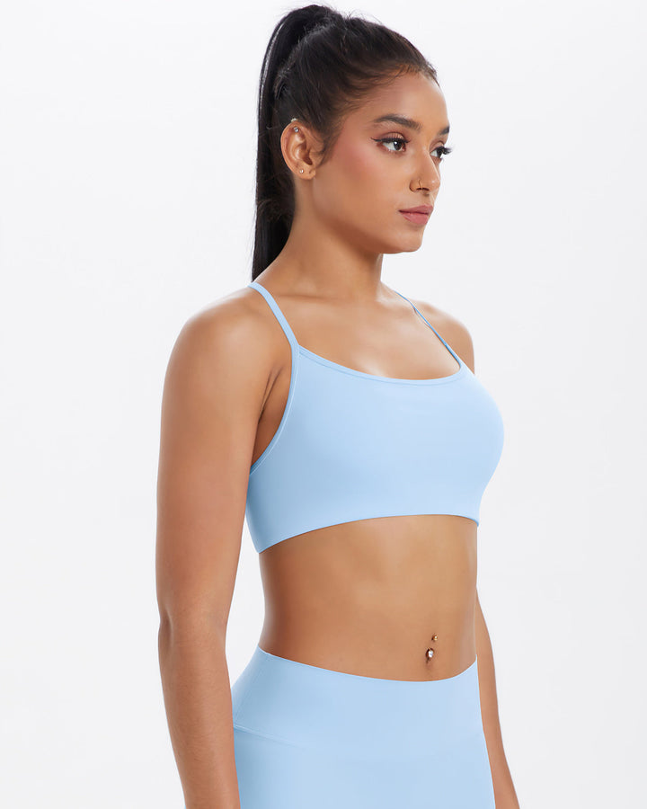 Gwen Sports Bra - Sky Blue