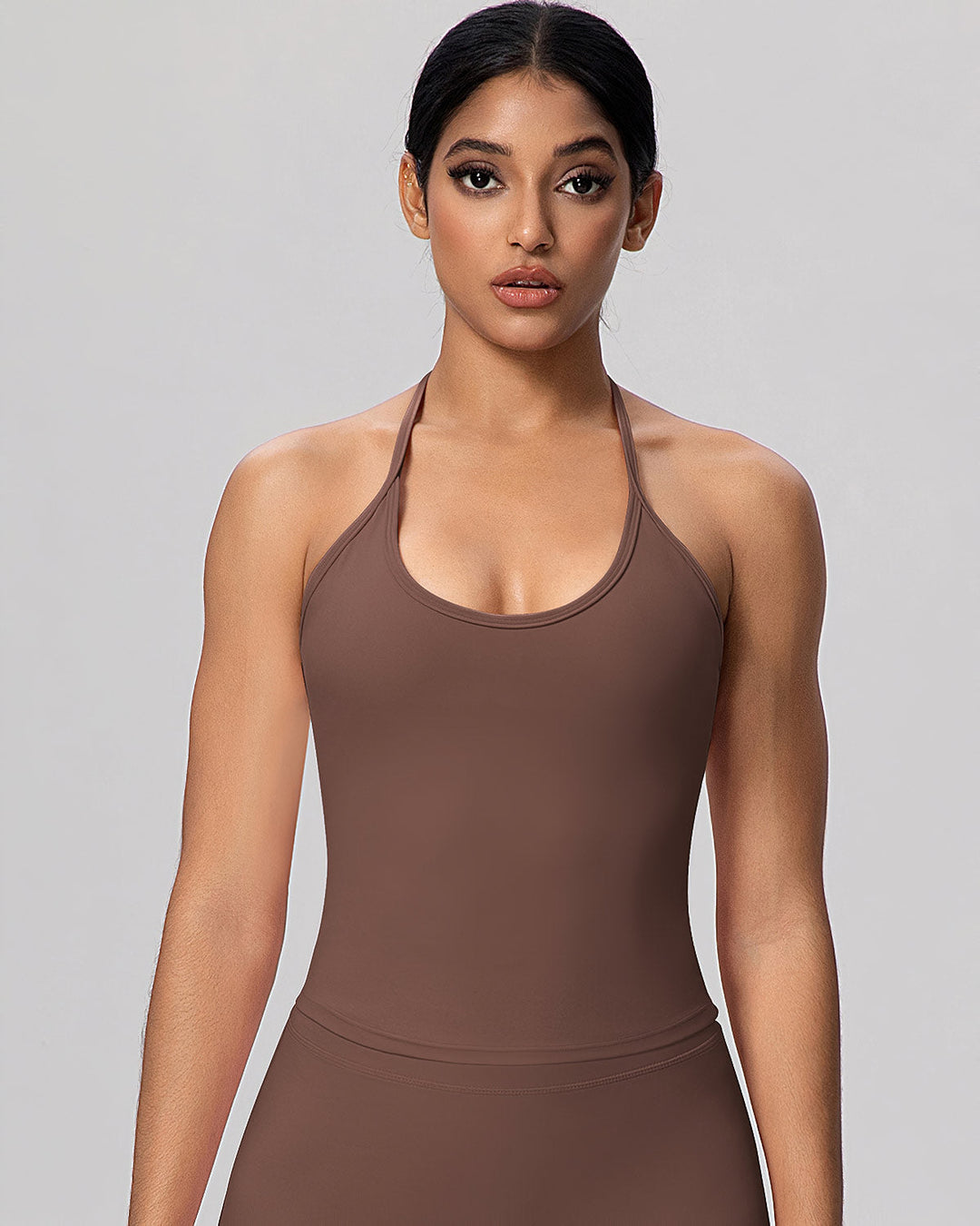 Gwen Tank Top - Brown