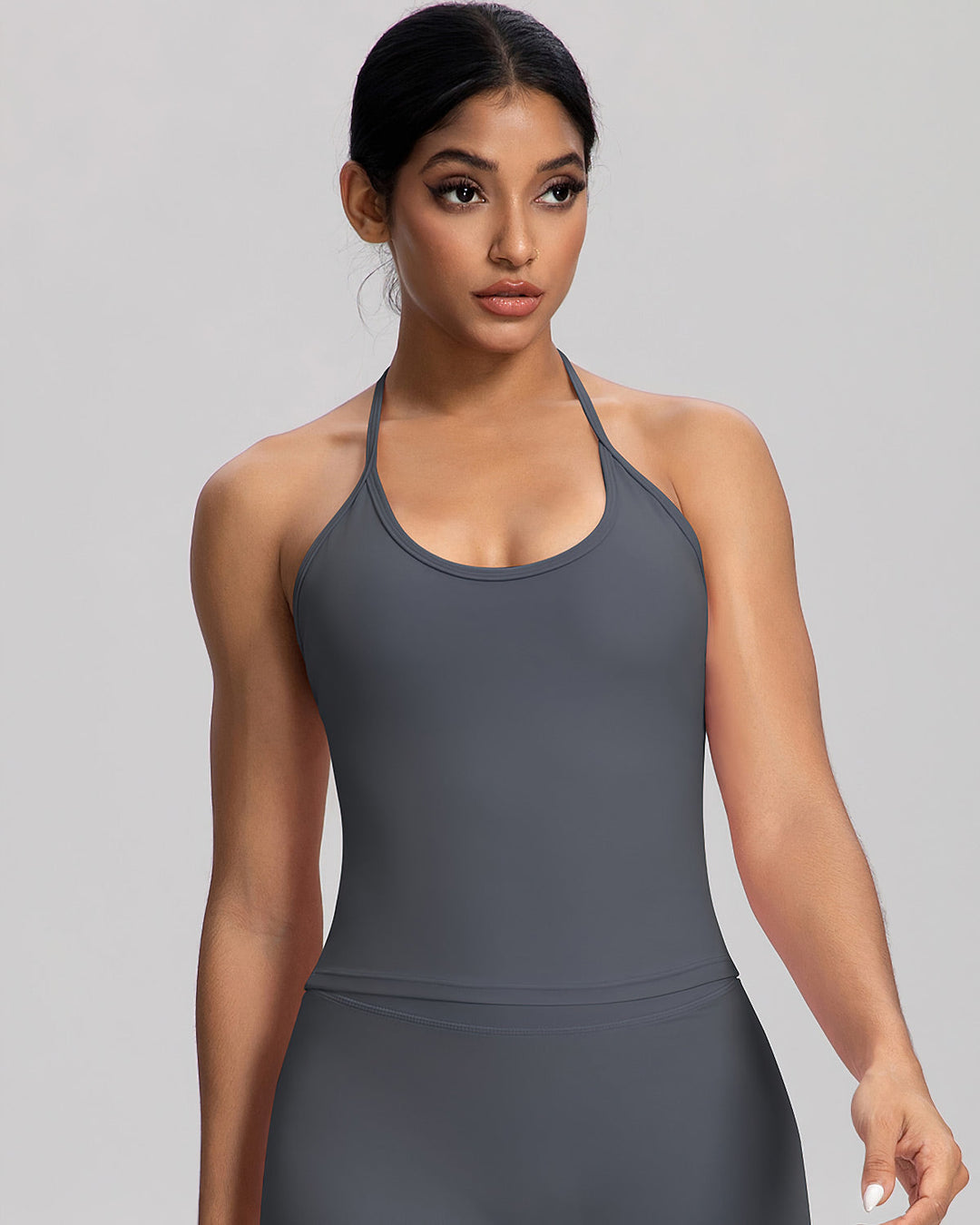 Gwen Tank Top - Dark Grey