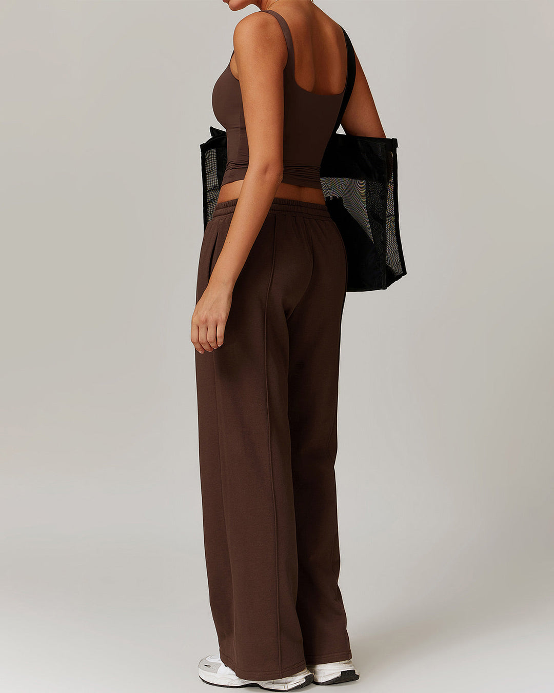 Harlow Crop Top - Brown