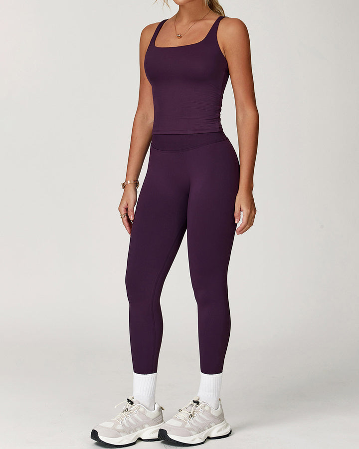 Harlow Crop Top - Plum