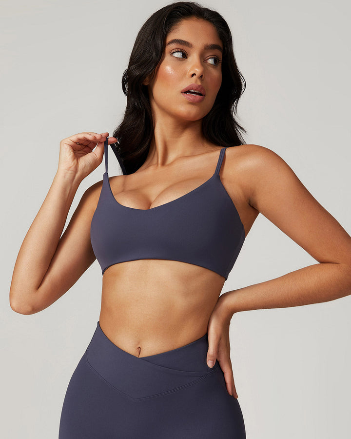 Hazel Sports Bra - Graphite