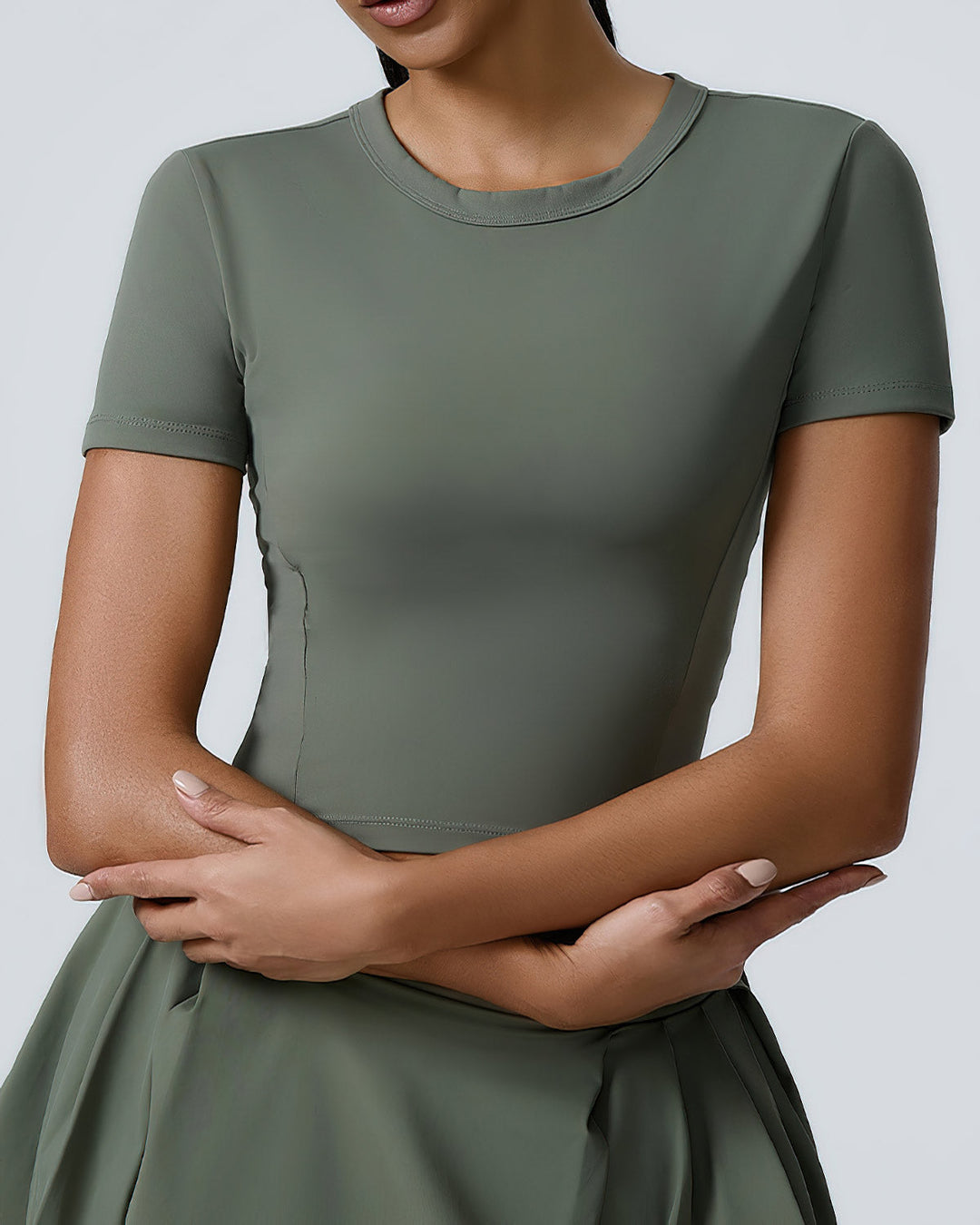 Heloise Crop Top - Green