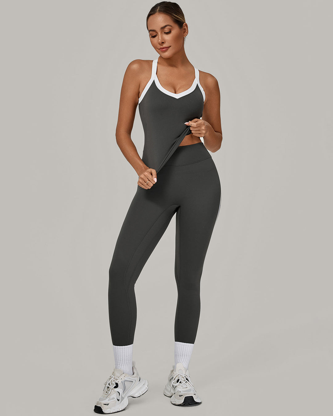 Hermione Seamless Leggings - Grey