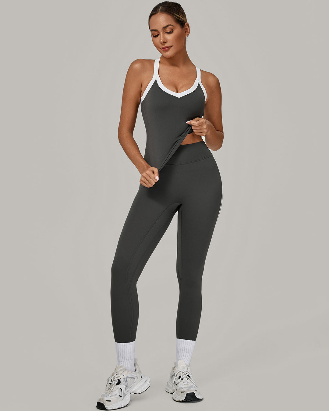 Hermione Sports Bra - Grey