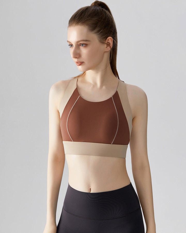Hestia Sports Bra - Brown