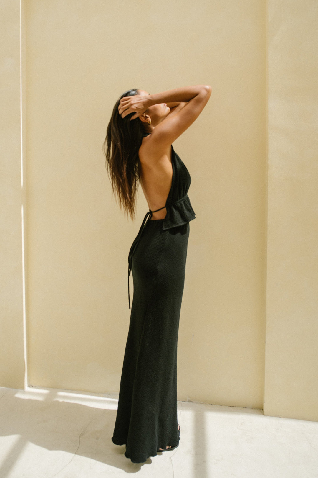 SAN HALTER TOP noir