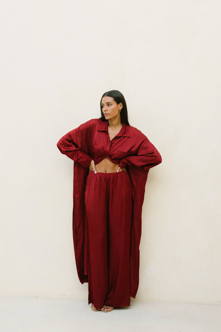 HUE PANT deep cherry