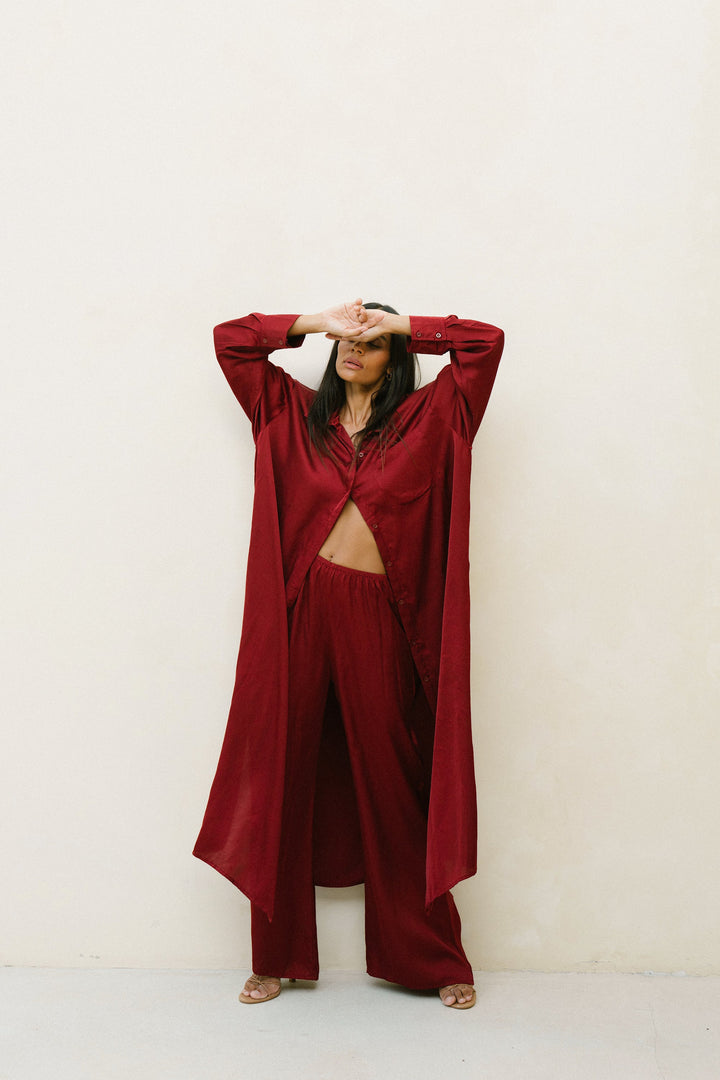 HUE PANT deep cherry