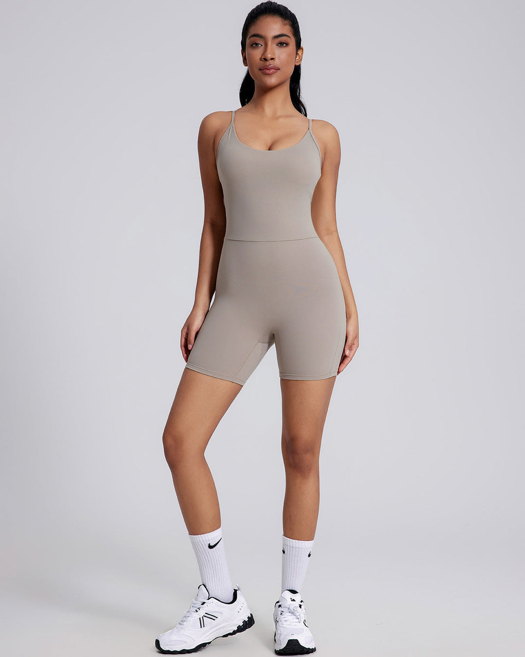 Indira Jumpsuit - Taupe