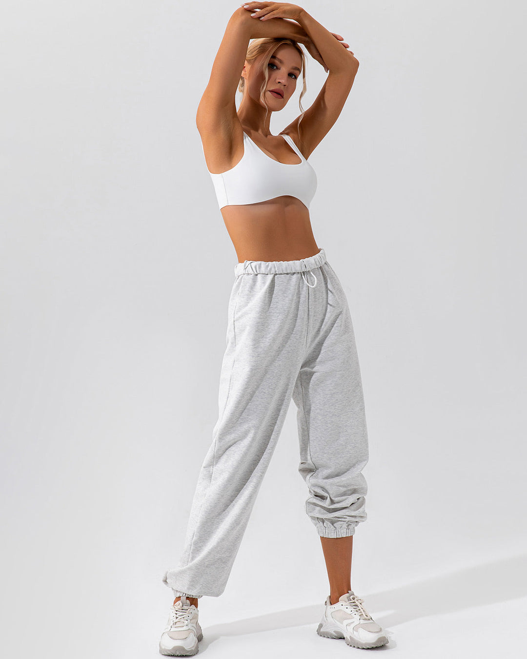 Jessa Sports Bra - White