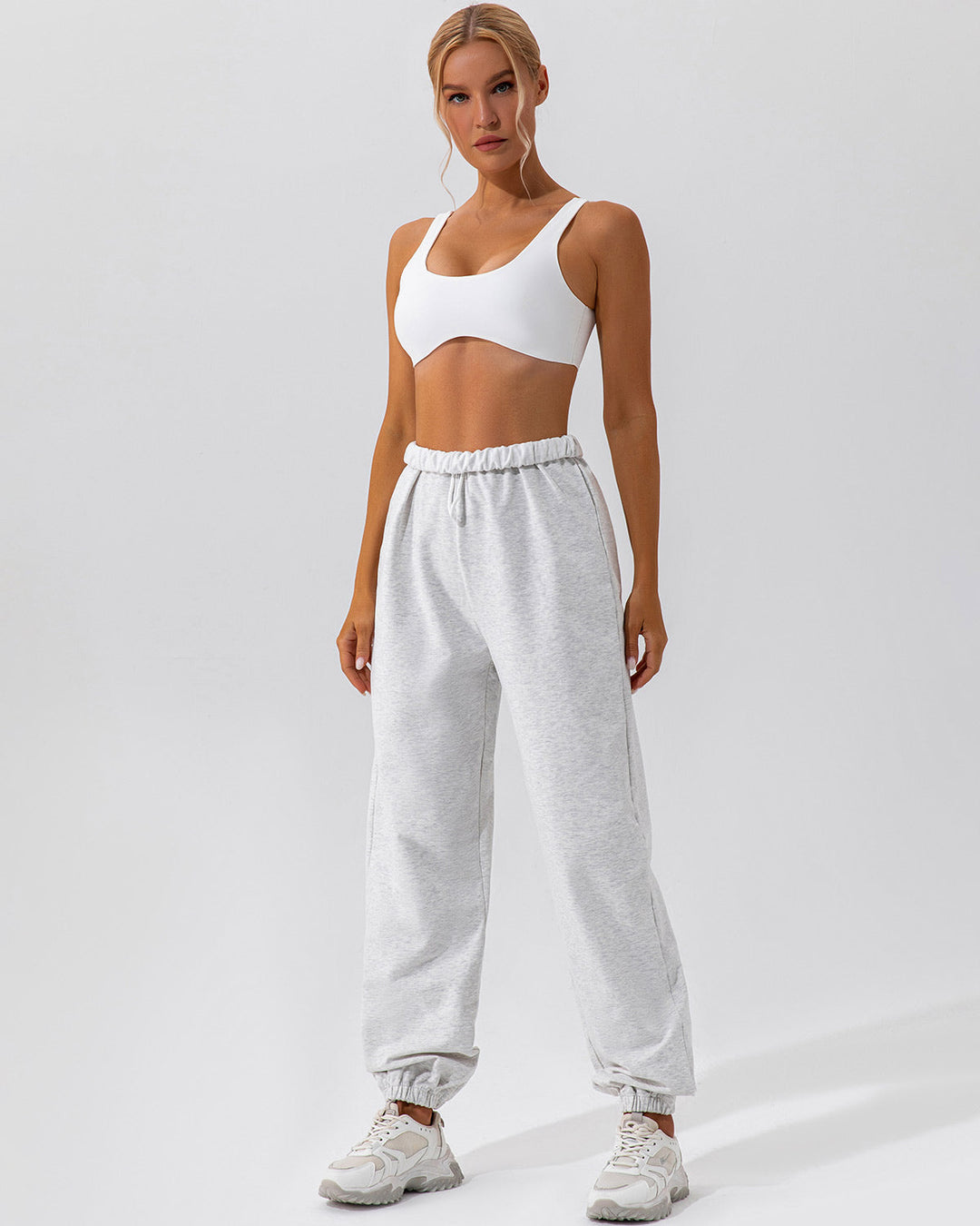 Jessa Sports Bra - White