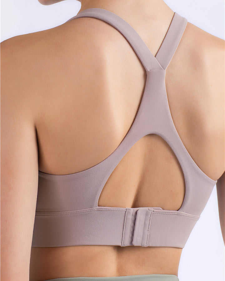 Jessie Sports Bra - Faded Plum