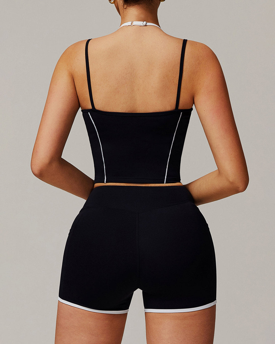 Jocasta Crop Top - Black
