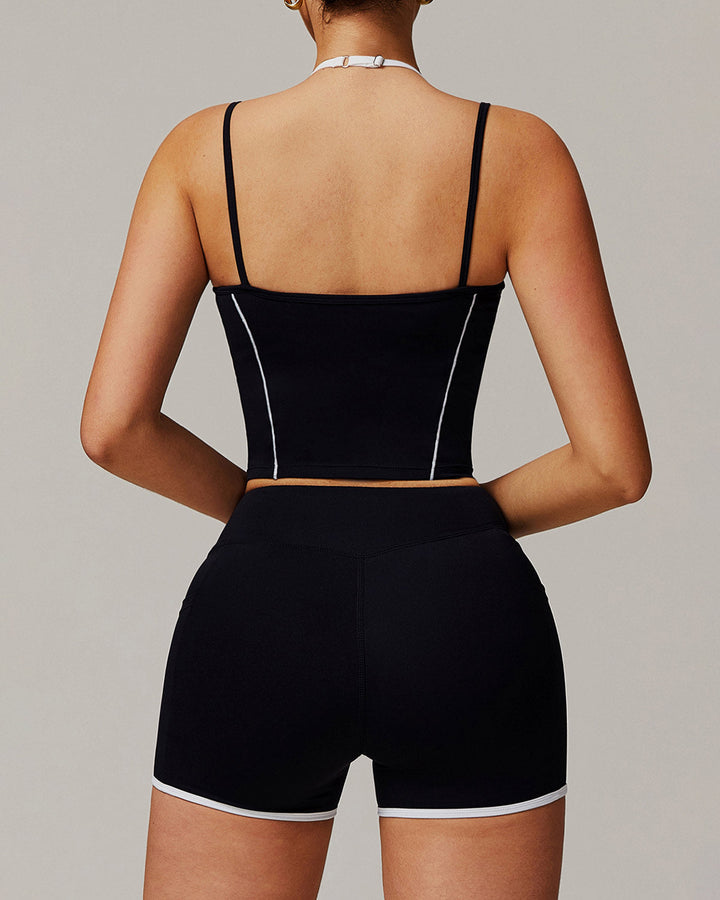 Jocasta Crop Top - Black