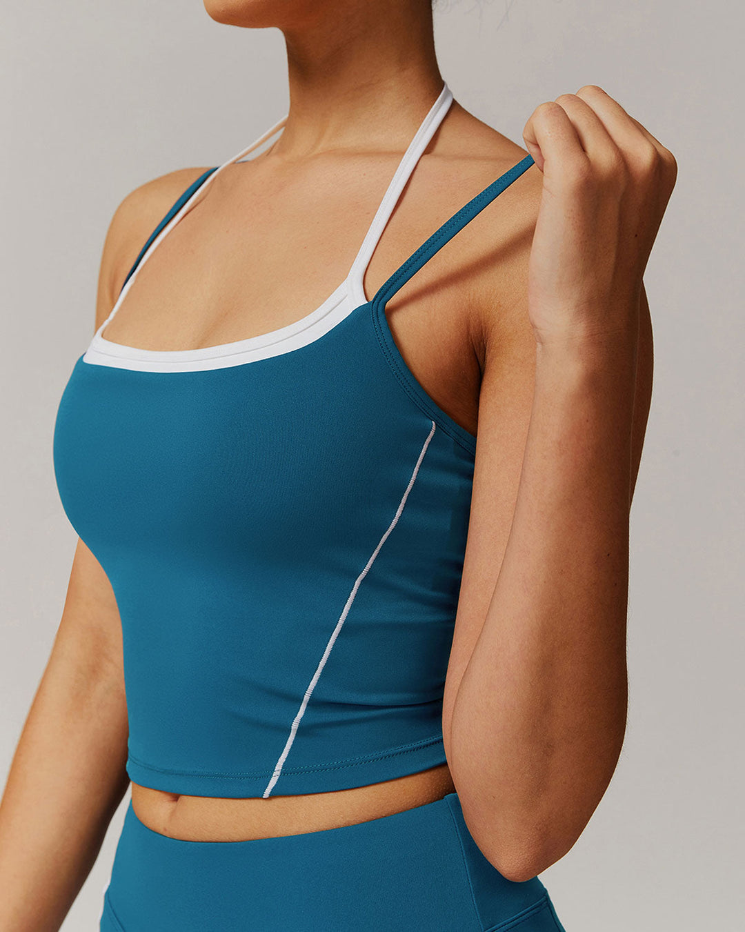 Jocasta Crop Top - Teal