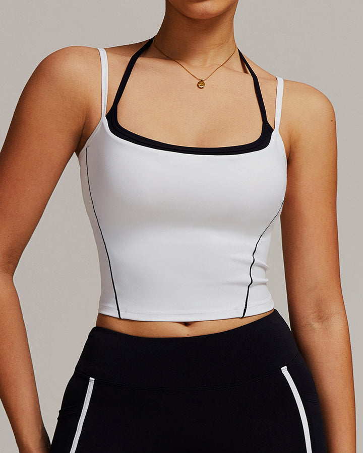 Jocasta Crop Top - White