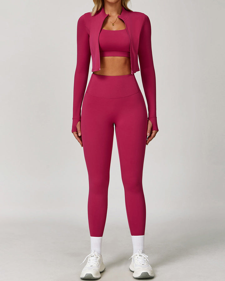Jocelyn Seamless Leggings - Cerise