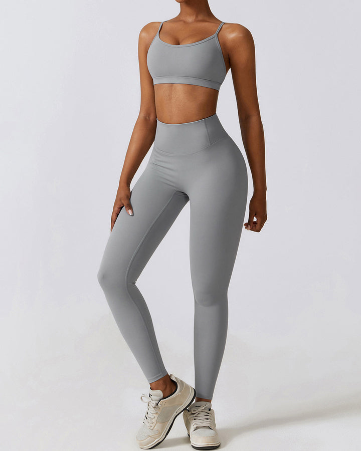 Jocelyn Seamless Leggings - Light Grey