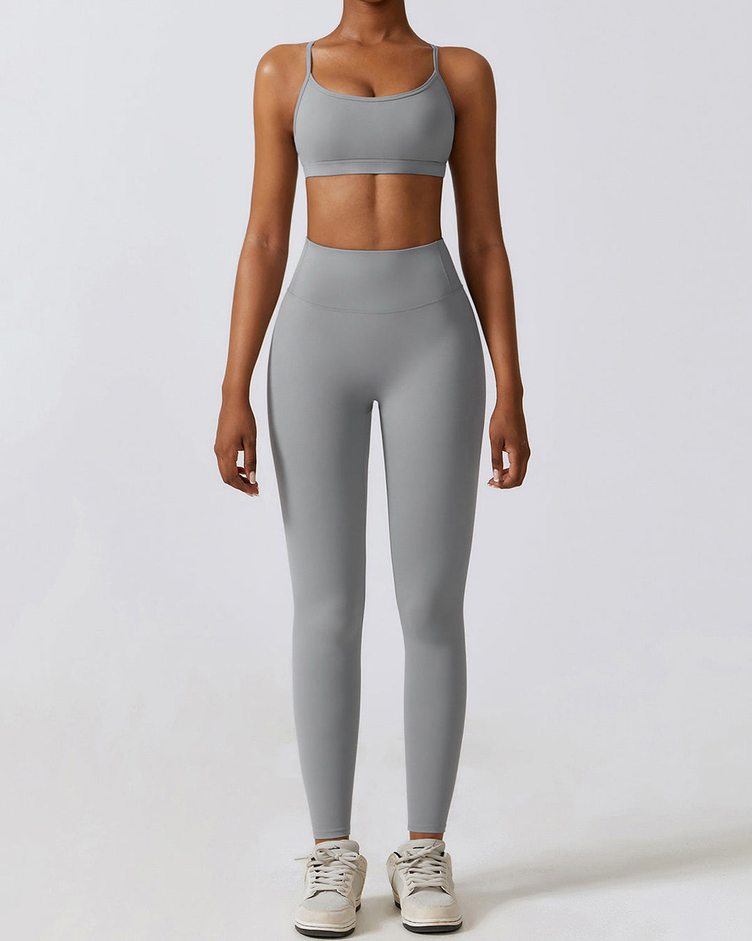 Jocelyn Seamless Leggings - Light Grey