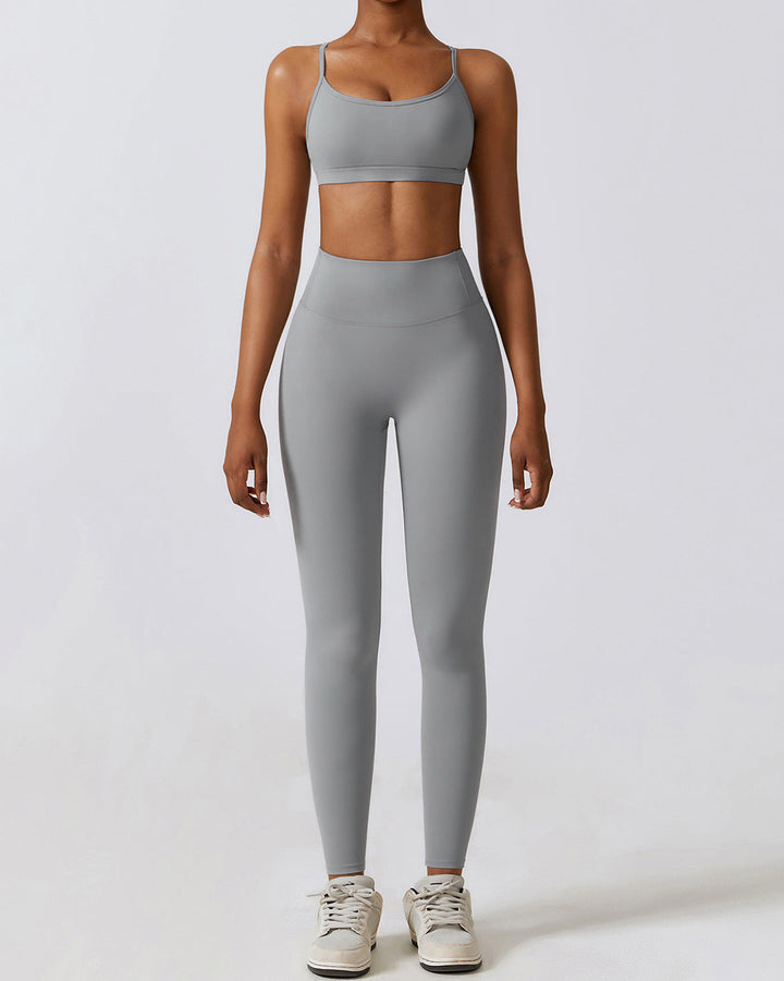 Jocelyn Seamless Leggings - Light Grey