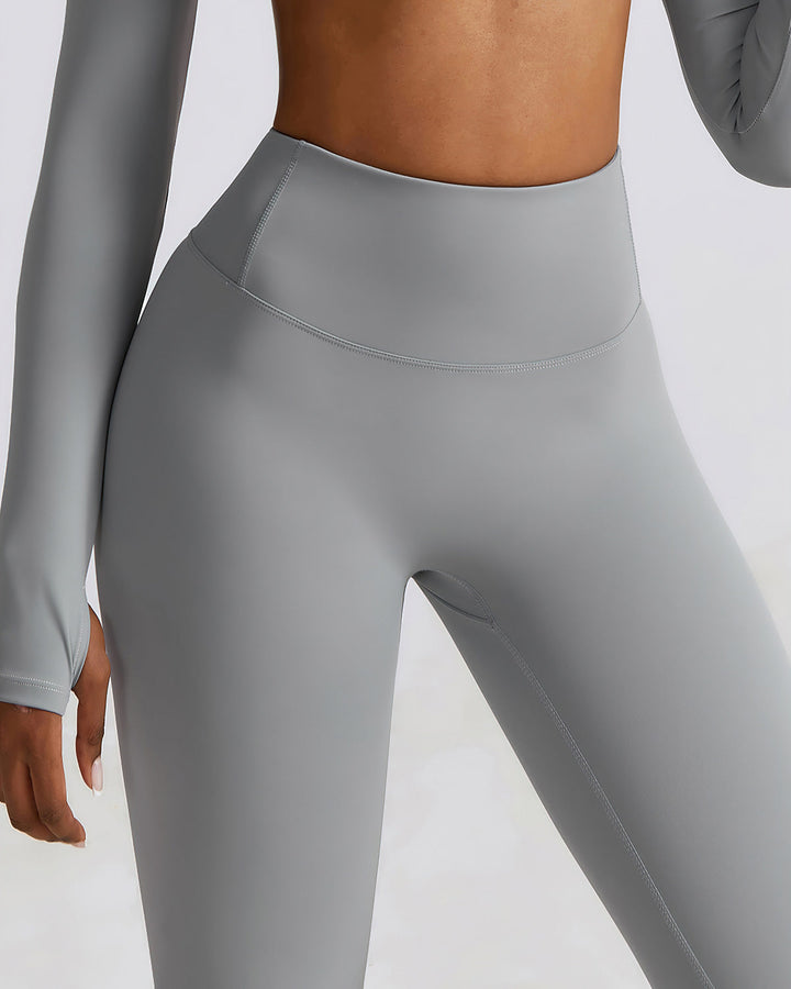 Jocelyn Seamless Leggings - Light Grey